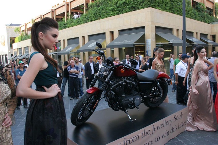 Harley Davidson show at Beirut Souks